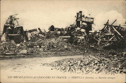 Les Devastations Allemandes En France Postcard