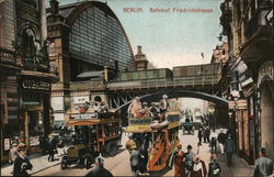 Bahnhof Friedrichstrasse Postcard