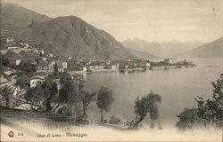 Vista Del Lago Di Como Menaggio, Italy Postcard Postcard Postcard