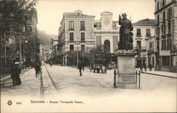 Piazza "Torquato Tasso" Sorrento, Italy Postcard Postcard Postcard
