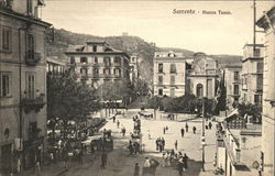 Piazza Tasso Sorrento, Italy Postcard Postcard Postcard