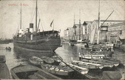 View of Port Naples, Italy Postcard Postcard Postcard