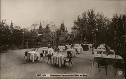 Restaurant Terrasse de l"Hotel du Nord Postcard