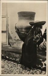 Otavalena Camino del Mercado Postcard