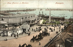 Pavilion & Harbour Ramsgate, England Kent Postcard Postcard Postcard