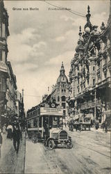 Gruss aus Berlin Freidrichstrasse Postcard