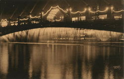 Les Cascades Lumineuses du Pont Alexandre III Paris, France 1925 Exposition des Arts Decoratifs Postcard Postcard Postcard