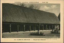 Le Jardin du Congo Belge - Pavillon des Transports Postcard