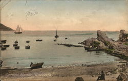 View of "Crabbers" Postcard