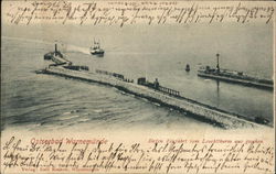 Harbour and Pier Postcard