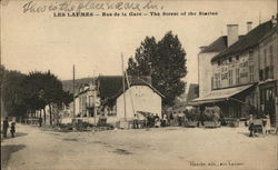 Rue de la Gare - the Street of the Station Postcard
