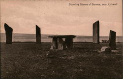 Standing Stones of Stennis Kirkwall, Scotland Postcard Postcard Postcard