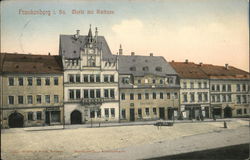 Markt mit Rathaus Frankenburg, Germany Postcard Postcard Postcard