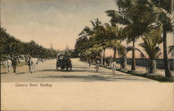 View of Queen's Road Bombay, India Postcard Postcard Postcard