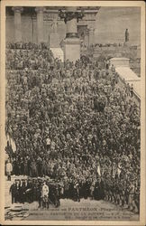 Les Marches du Pantheon de la Guerre, 1918 Postcard