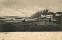 View of Village Pin Mill, England Postcard Postcard Postcard