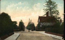 Entrance to Grosvenor Park Chester, England Cheshire Postcard Postcard Postcard