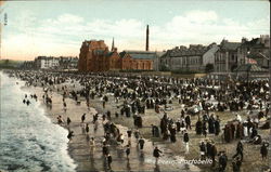 View of the Beach Portobello, Scotland Postcard Postcard Postcard