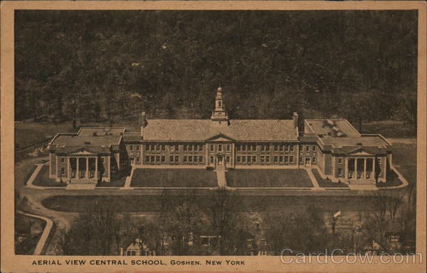 Aerial View Central School Goshen New York