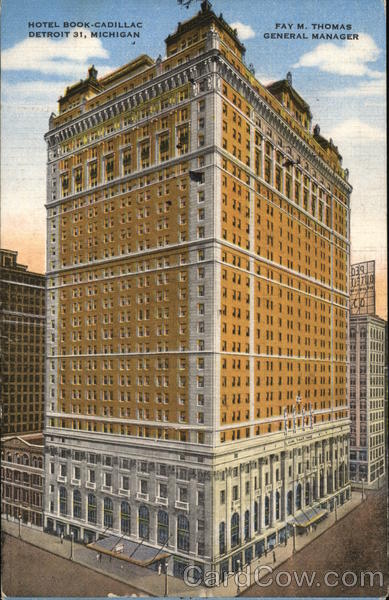 Hotel Book-Cadillac Detroit Michigan