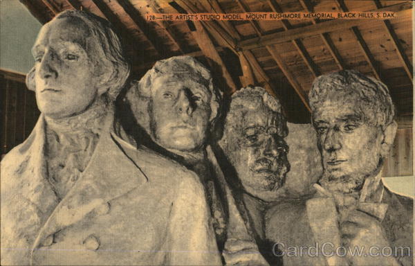The Artist's Studio Model, Mount Rushmore Memorial Black Hills South Dakota