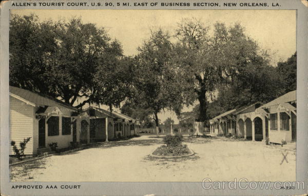 Allen's Tourist Court New Orleans Louisiana