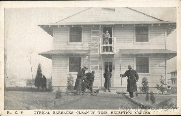 Typical Barracks - Clean Up Time - Reception Center Richmond Virginia