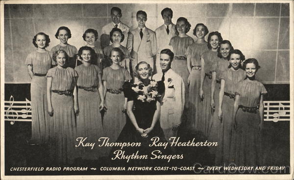Kay Thompson & Ray Heatherton Rhythm Singers Performers & Groups