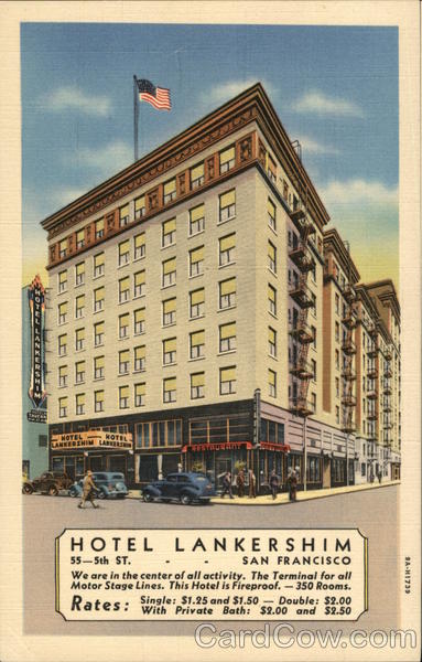 Hotel Lankershim San Francisco California
