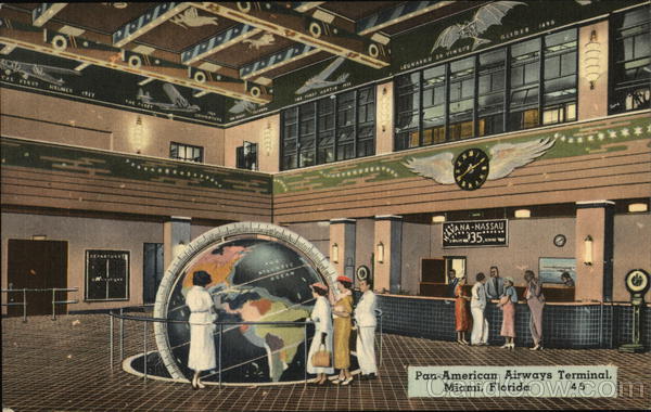 Pan-American Airways Terminal Miami Florida