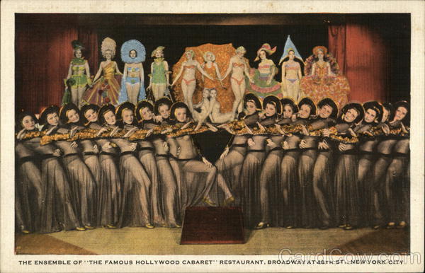 The Ensemble of The Famous Hollywood Cabaret Restaurant New York City