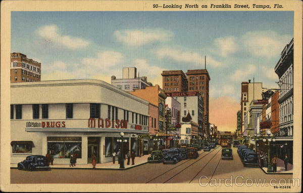 Looking North on Franklin Street Tampa Florida