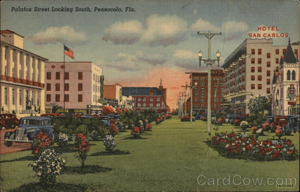 Palafox Street Looking South Pensacola Florida