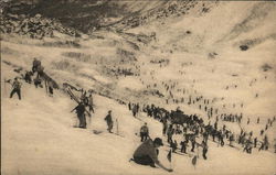 A Day at the Ski Races White Mountains, NH Postcard Postcard Postcard