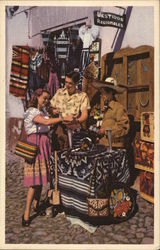 Skilled Silversmiths and Expert Weavers Exibit Their Wares in Mexico Postcard Postcard Postcard