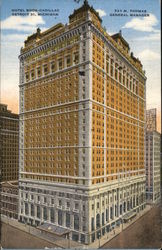 Hotel Book-Cadillac Postcard