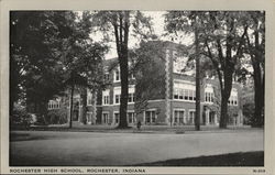 Rochester High School Indiana Postcard Postcard Postcard