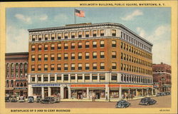 Woolworth Building, Public Square Watertown, NY Postcard Postcard Postcard