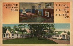 Carolynn Court Hotel Postcard