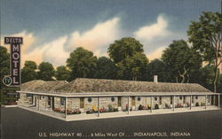 Delta Motel Indianapolis, IN Postcard Postcard Postcard