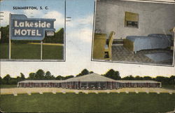 Lakeside Motel Postcard