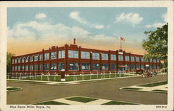 Blue Swan Mills Sayre, PA Postcard Postcard Postcard