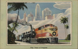 Fifty Years of Progress Postcard