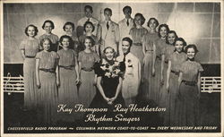 Kay Thompson & Ray Heatherton Rhythm Singers Postcard