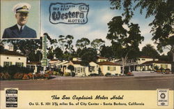 The Sea Captain's Motor Hotel Santa Barbara, CA Postcard Postcard Postcard