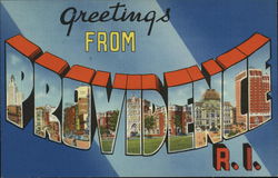 Greetings from Providence Postcard