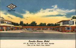 Rancho Sierra Motel Reno, NV Postcard Postcard Postcard