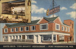 Smith Bros. Fish Shanty Restaurant Port Washington, WI Postcard Postcard Postcard