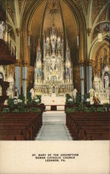 St. Mary of the Assumption Roman Catholic Church Lebanon, PA Postcard Postcard Postcard