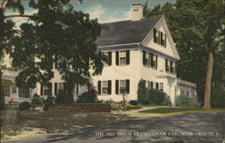 The 1812 House Framingham, MA Postcard Postcard Postcard